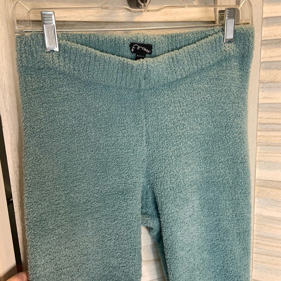 Art Class Target Teal Blue Sherpa Fleece Fit and Flare Mid Rise Lounge Pants - Picture 4 of 8